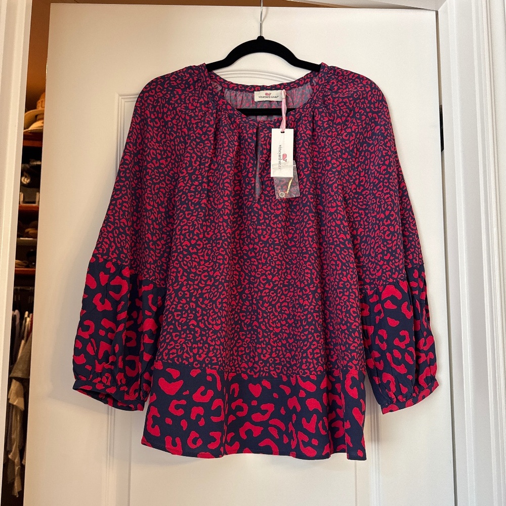 Falling For Leopard Top
